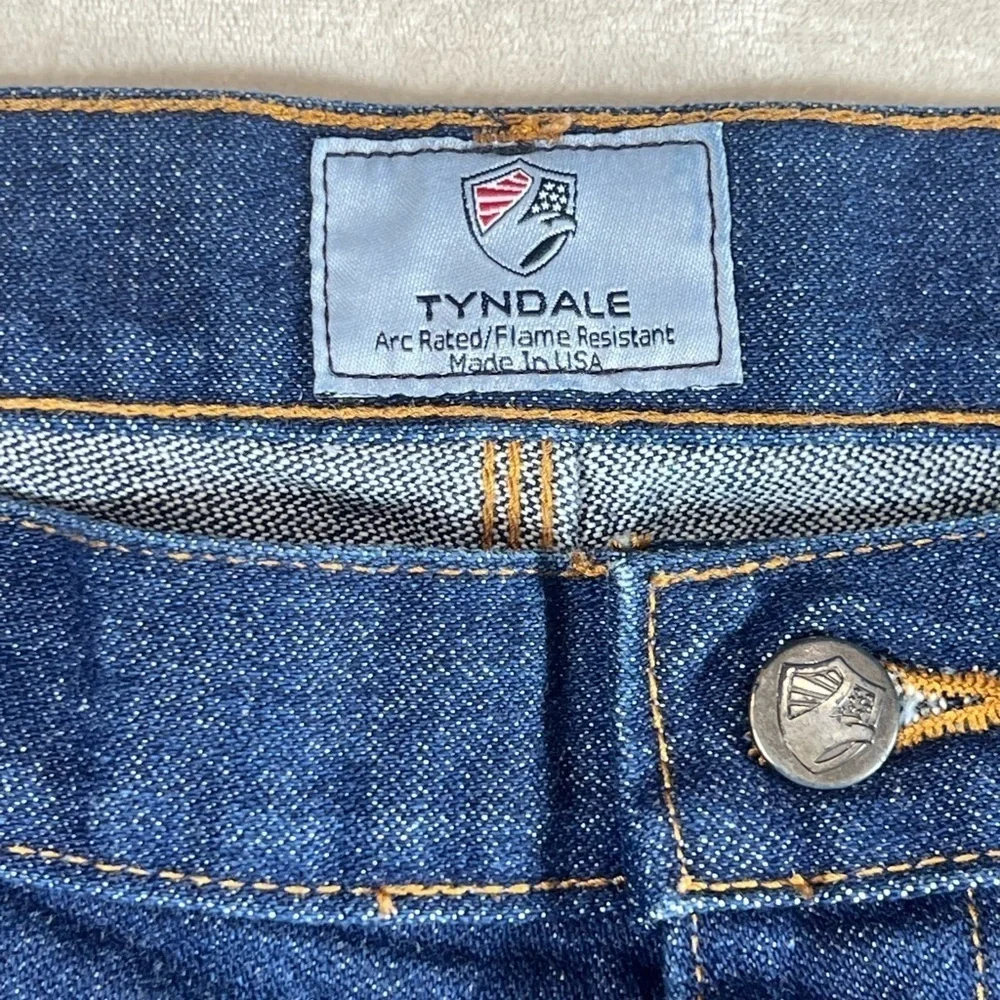 NWT Tyndale Madd in USA Arc Rates Flame Resistant 38W Denim Jeans Old stock